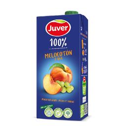 ZUMO MELOCOTON,UVA 100% BRICK 1 LT