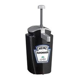 DISPENSADOR MAY/MOSTAZA/BBQ NEGRO 2,5lt