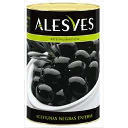 ACEITUNA NEGRA C/H LATA 240/260