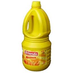 MOSTAZA garrafa plastico