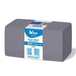 SERV 20X20 PP 1/4 GRIS