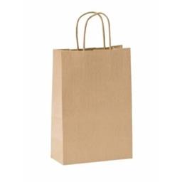 BOLSA PAPEL KRAFT 45X48+16 ASA RETORCIDA