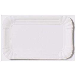 BANDEJA CARTON 16x22CM BLANCA