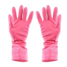 GUANTE LATEX GRUESO ROSA T/P