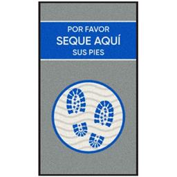 ALFOMBRA L-MAT SECANTE AZUL ES