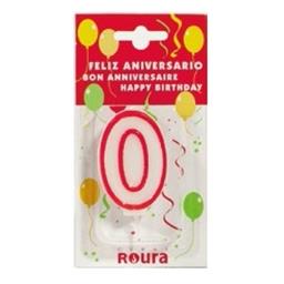 VELAS CIFRA ANIVERSARIO Nº 0